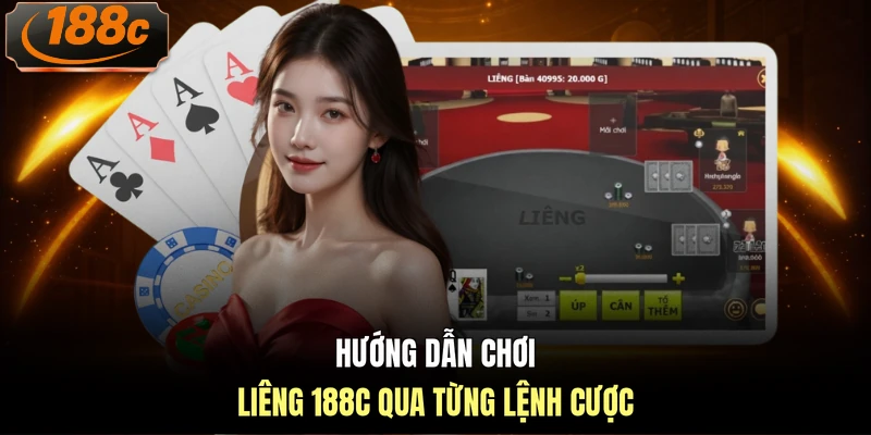 Hướng dẫn chơi Liêng 188c qua từng lệnh cược