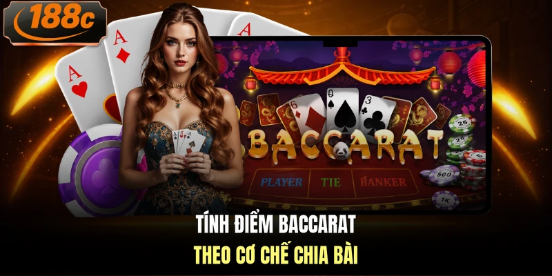 Tính điểm Baccarat theo cơ chế chia bài