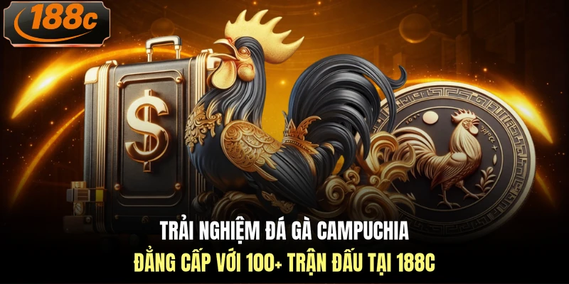 Trải nghiệm đá gà Campuchia đẳng cấp với 100+ trận đấu tại 188c